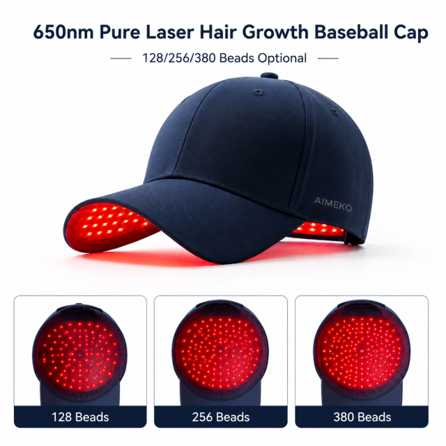 AIMEKO 650nm Pure Laser Hair Growth Cap Professional Single-Wavelength Laser Hair Growth Solution