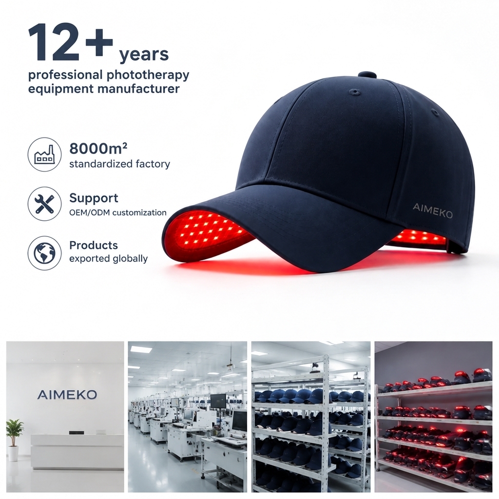 AIMEKO 650nm Pure Laser Hair Growth Cap Professional Single-Wavelength Laser Hair Growth Solution