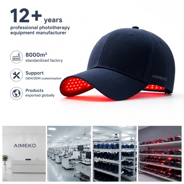 AIMEKO 650nm Pure Laser Hair Growth Cap Professional Single-Wavelength Laser Hair Growth Solution