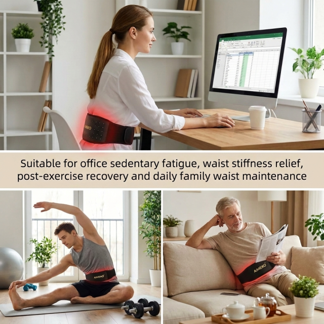 AIMEKO Red Light Therapy Belt Multi-Wavelength Wearable LED Wellness Solution Manufacturer