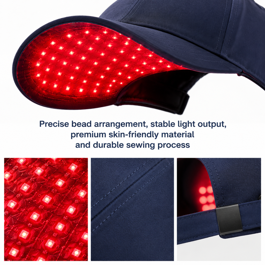 AIMEKO 5050 Patch Laser Hair Growth Cap Multi-Wavelength 5050 Patch Laser Hair Growth Solution