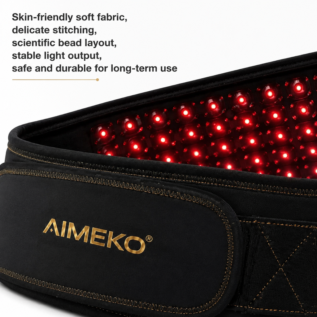 AIMEKO Red Light Therapy Belt Multi-Wavelength Wearable LED Wellness Solution Manufacturer