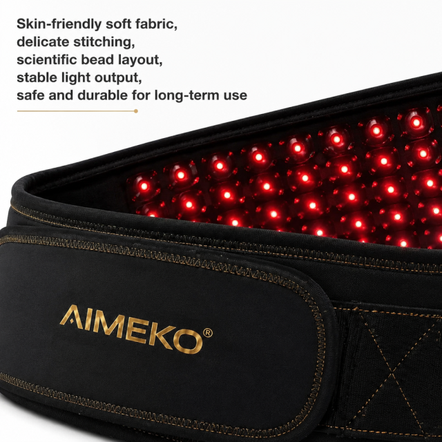 AIMEKO Red Light Therapy Belt Multi-Wavelength Wearable LED Wellness Solution Manufacturer