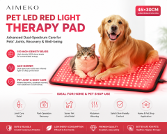 AIMEKO Pet Red Light Therapy Mat Customized Dual-Spectrum LED Wellness Solution For Pet Care Applications