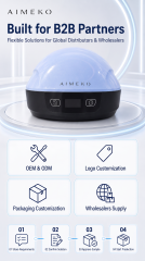 AIMEKO Laser Hair Growth Device Professional Laser Hair Growth Solution For Wearable Scalp Care Applications