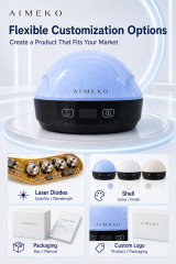 AIMEKO Laser Hair Growth Device Professional Laser Hair Growth Solution For Wearable Scalp Care Applications