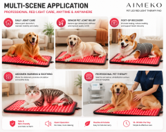 AIMEKO Pet Red Light Therapy Mat Customized Dual-Spectrum LED Wellness Solution For Pet Care Applications