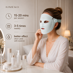 AIMEKO Multi-Spectrum LED Facial Phototherapy Mask 6-Wavelength Customized LED Skincare Solution Manufacturer