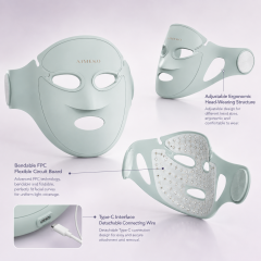 AIMEKO Multi-Spectrum LED Facial Phototherapy Mask 6-Wavelength Customized LED Skincare Solution Manufacturer