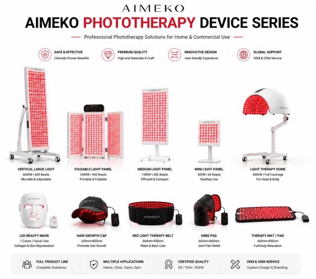 AIMEKO Standing LED Light Therapy Panel