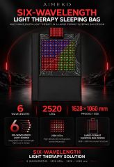 Full Body Red Light Therapy Sleeping Bag Manufacturer | AIMEKO Multi-Wavelength LED Photobiomodulation Sleeping Bag