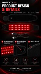 Red Light Therapy Wrist Wrap Manufacturer | AIMEKO Wearable Wellness Solution