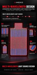 Full Body Red Light Therapy Mat Manufacturer | AIMEKO Multi-Wavelength LED Photobiomodulation Mat