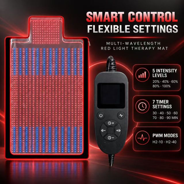 Full Body Red Light Therapy Mat Manufacturer | AIMEKO Multi-Wavelength LED Photobiomodulation Mat