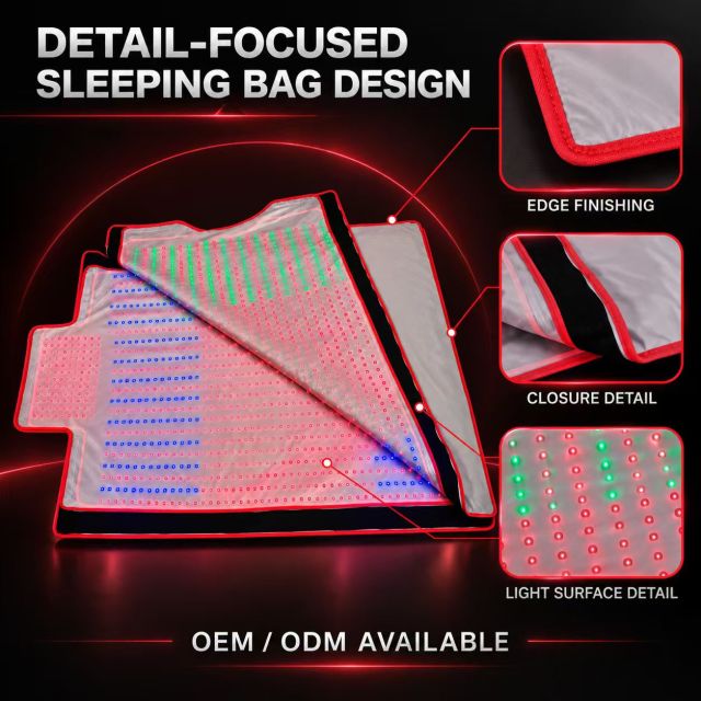 Full Body Red Light Therapy Sleeping Bag Manufacturer | AIMEKO Multi-Wavelength Photobiomodulation Sleeping Bag