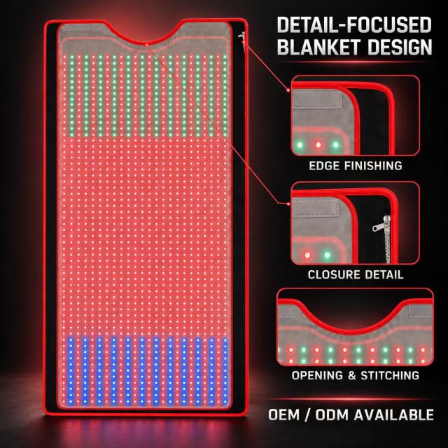 Full Body Red Light Therapy Blanket Manufacturer | AIMEKO Four-Wavelength Light Therapy Blanket