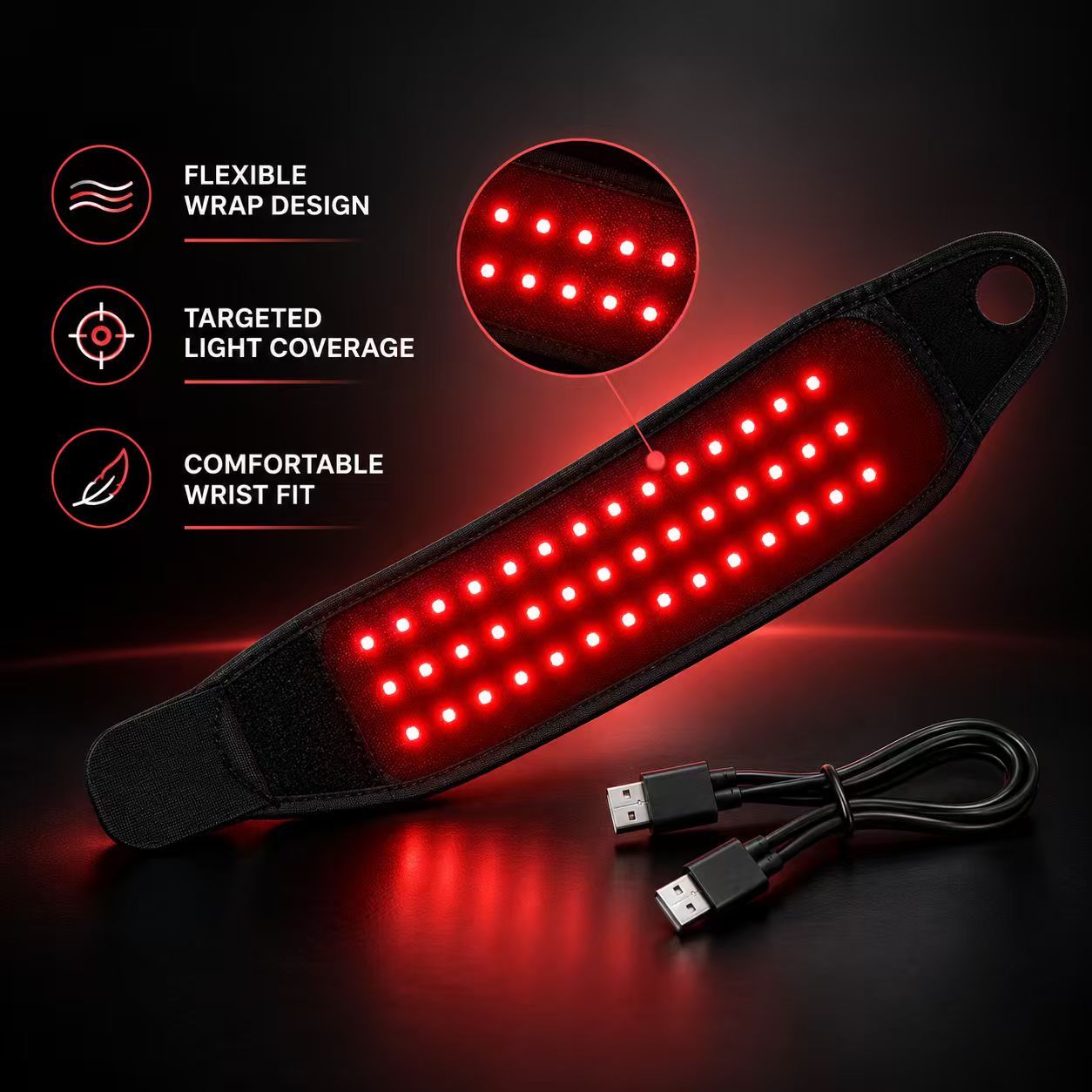 Red Light Therapy Wrist Wrap Manufacturer | AIMEKO Wearable Wellness Solution