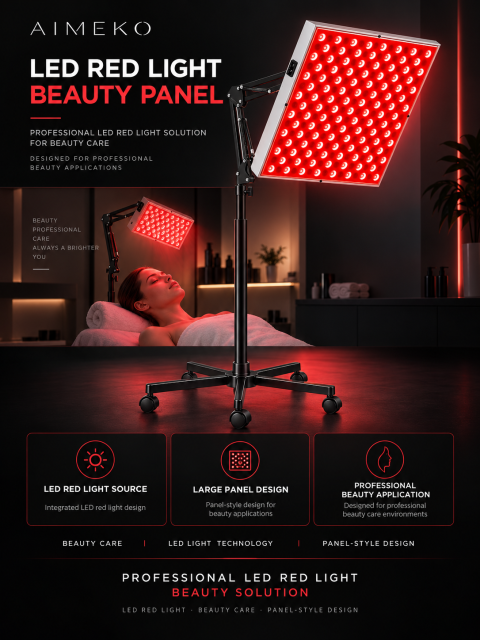 LED Red Light Beauty Panel Manufacturer | AIMEKO Professional Beauty Light Panel
