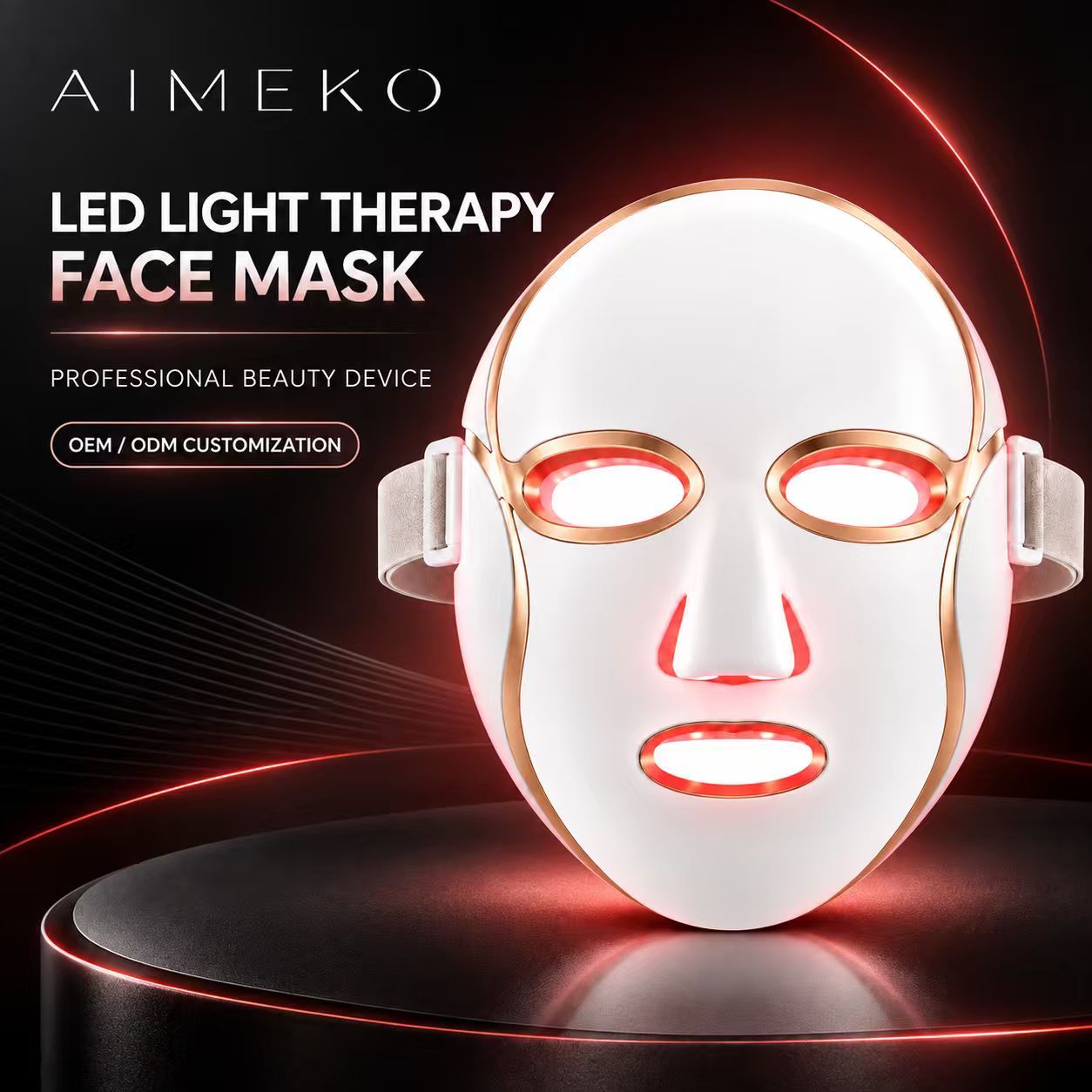 LED Light Therapy Face Mask Manufacturer | AIMEKO Professional Beauty Mask