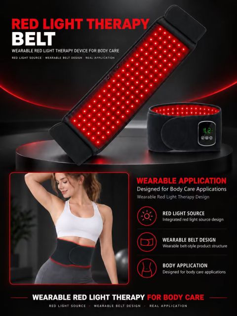 Red Light Therapy Belt Manufacturer | AIMEKO Wide-Area Wearable Waist Light Device