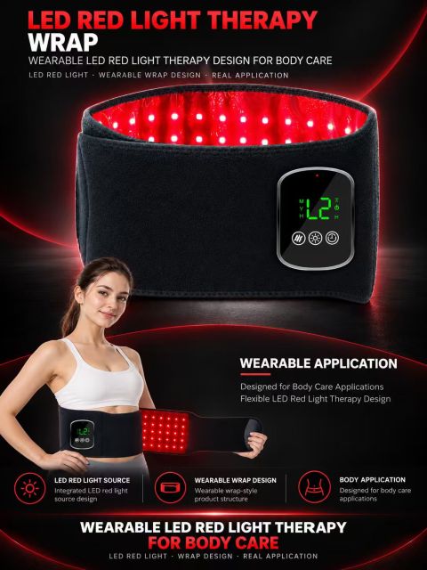 Red Light Therapy Belt Manufacturer | AIMEKO Flexible Wearable LED Waist Belt