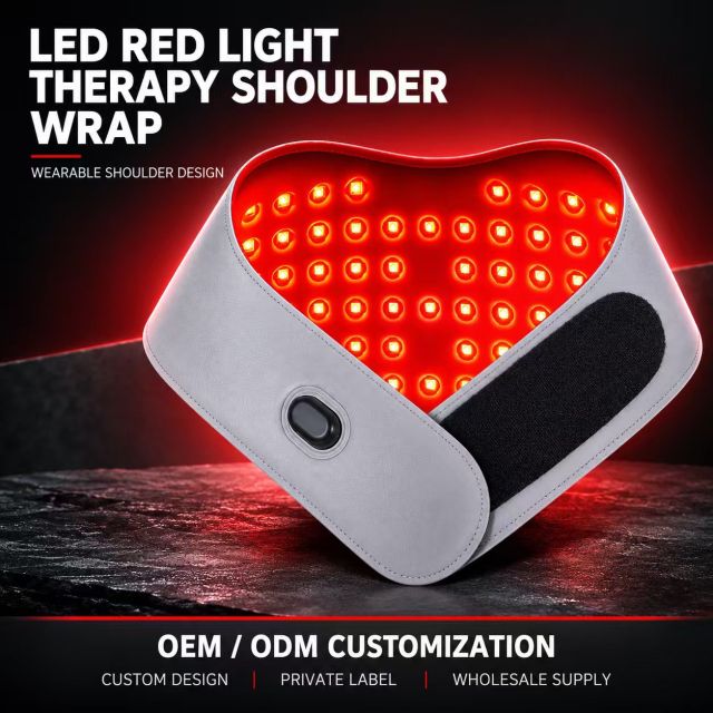 Red Light Therapy Shoulder Wrap Manufacturer | AIMEKO Wearable LED Shoulder Care Wrap