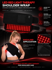 Red Light Therapy Neck & Shoulder Wrap Manufacturer | AIMEKO Wearable LED Shoulder Care Solution