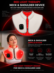 Neck & Shoulder Red Light Therapy Device Manufacturer | AIMEKO Wearable LED Care Device