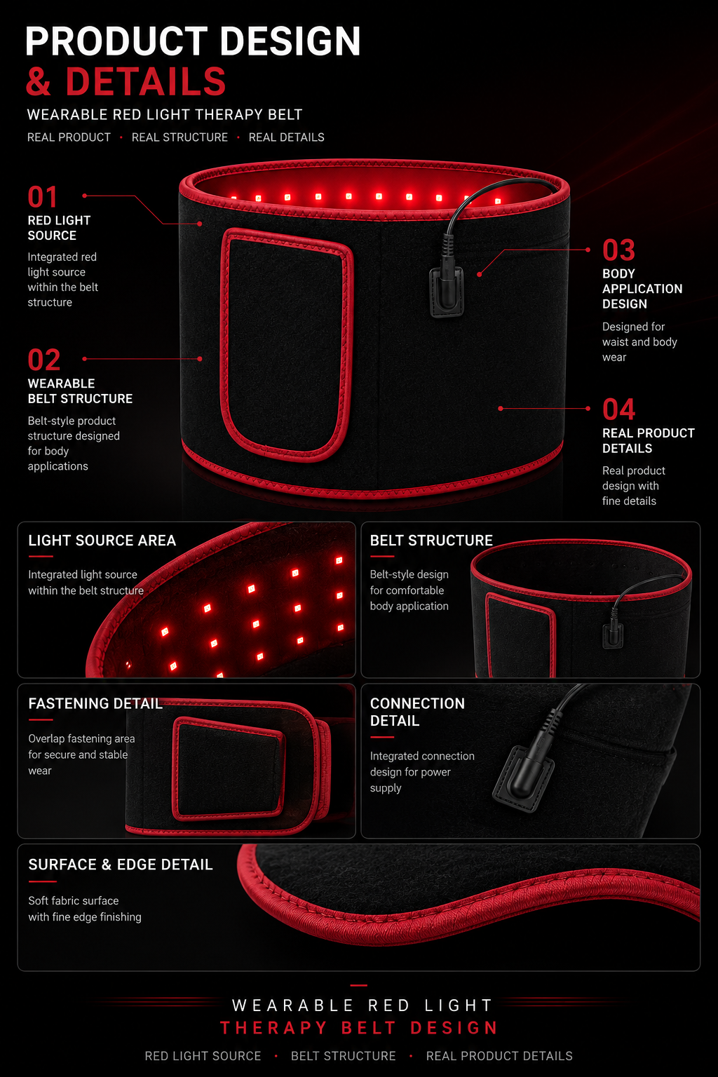 Red Light Therapy Belt Manufacturer | AIMEKO Wearable Body Care Solution
