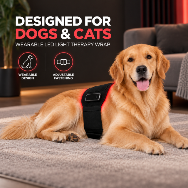 Pet Red Light Therapy Wrap Manufacturer | AIMEKO Wearable Pet Care Solution