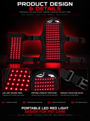 Portable Pet Red Light Therapy Device Manufacturer | AIMEKO Wearable LED Pet Care Solution