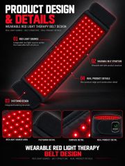 Red Light Therapy Belt Manufacturer | AIMEKO Wide-Area Wearable Waist Light Device