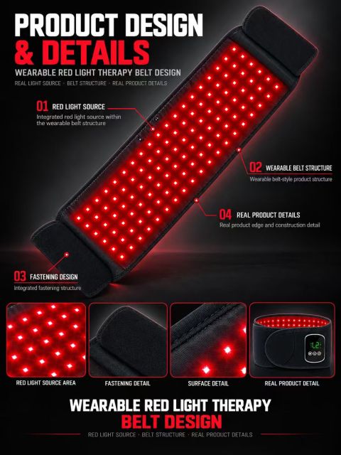 Red Light Therapy Belt Manufacturer | AIMEKO Wide-Area Wearable Waist Light Device