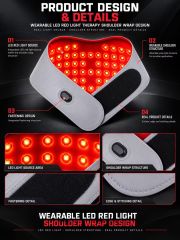Red Light Therapy Shoulder Wrap Manufacturer | AIMEKO Wearable LED Shoulder Care Wrap