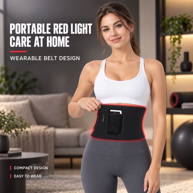 Portable Red Light Therapy Belt Manufacturer | AIMEKO Compact Wearable LED Waist Belt
