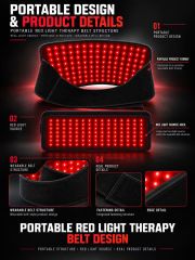 Portable Red Light Therapy Belt Manufacturer | AIMEKO Compact Wearable LED Waist Belt