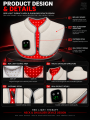 Neck & Shoulder Red Light Therapy Device Manufacturer | AIMEKO Wearable LED Care Device