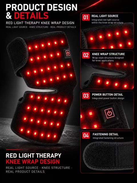 Red Light Therapy Knee Wrap Manufacturer | AIMEKO Wearable LED Knee Care Wrap
