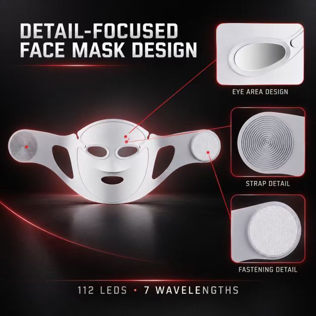 LED Light Therapy Face Mask Manufacturer | AIMEKO 7-Wavelength Photobiomodulation Mask