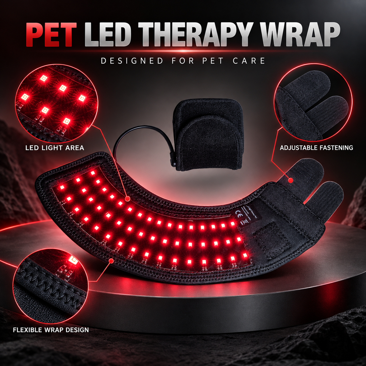 Pet LED Light Therapy Wrap Manufacturer | AIMEKO Wearable Pet Care Solution