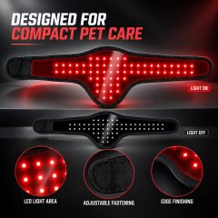 Pet Red Light Therapy Wrap Manufacturer | AIMEKO 660nm + 850nm LED Pet Care Wrap