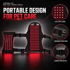 Portable Pet Red Light Therapy Device Manufacturer | AIMEKO Wearable LED Pet Care Solution