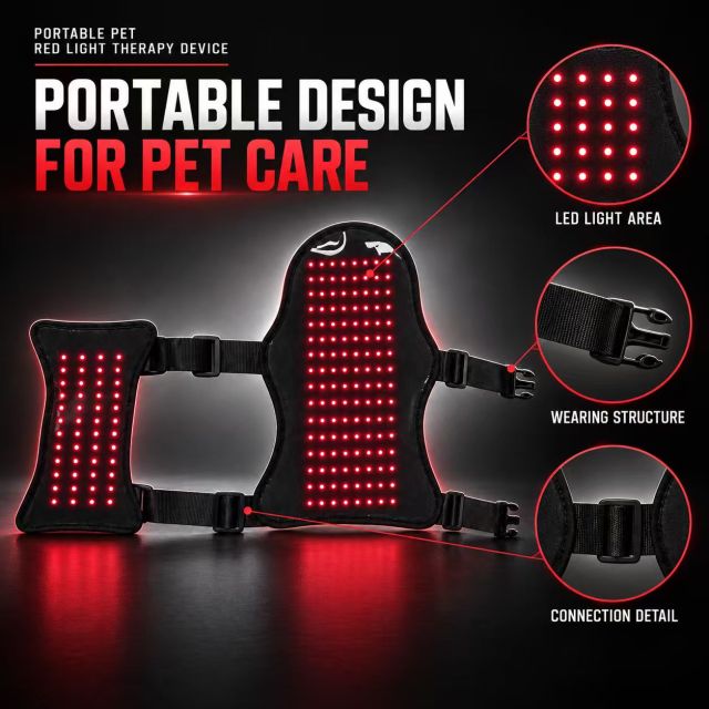 Portable Pet Red Light Therapy Device Manufacturer | AIMEKO Wearable LED Pet Care Solution