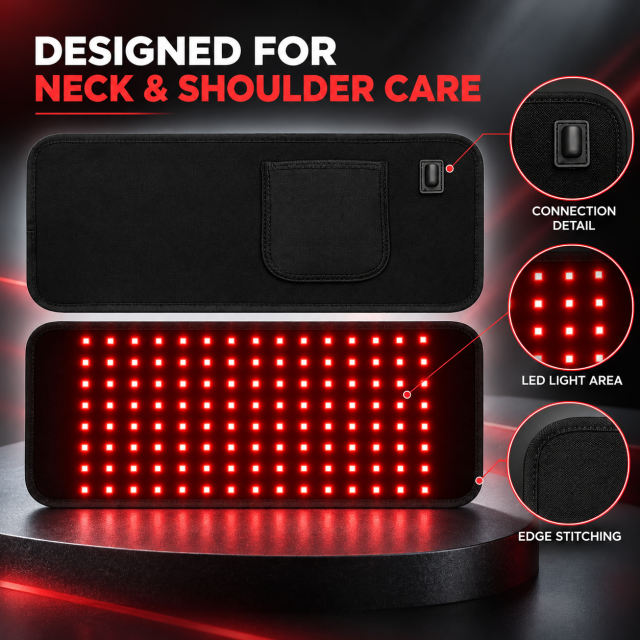 Red Light Therapy Neck & Shoulder Wrap Manufacturer | AIMEKO Wearable LED Shoulder Care Solution