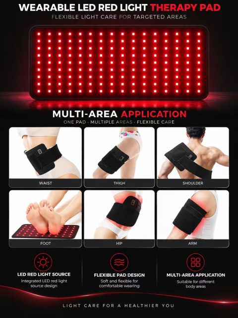 Wearable LED Red Light Therapy Pad Manufacturer | AIMEKO Flexible Red Light Care Device