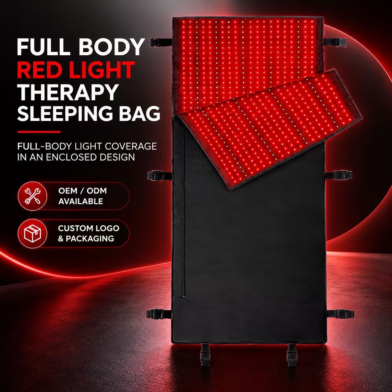 Full Body Red Light Therapy Sleeping Bag Manufacturer | AIMEKO Enclosed LED Wellness Solution
