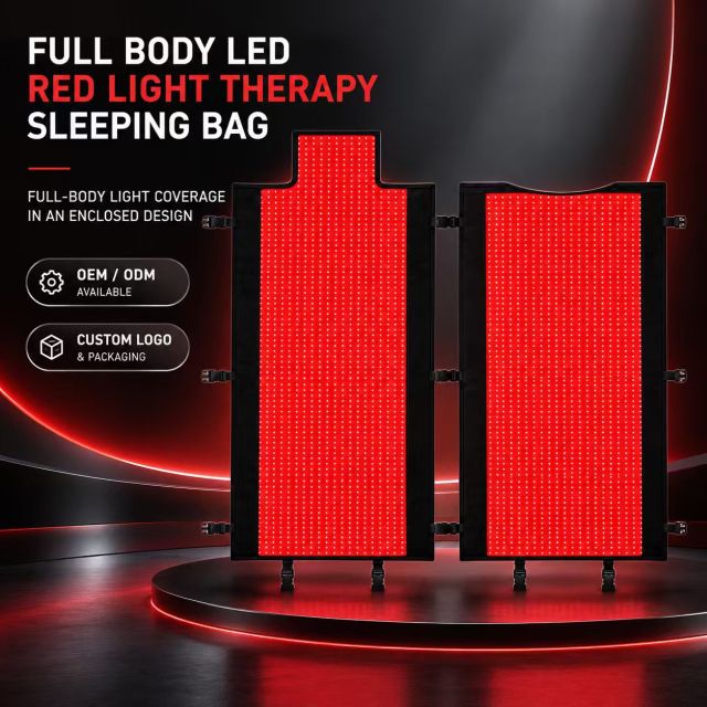 Full Body Red Light Therapy Sleeping Bag Manufacturer | AIMEKO Two-Section LED Wellness Design