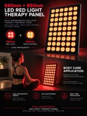 660nm + 850nm Red Light Therapy Panel Manufacturer | AIMEKO Dual-Wavelength LED Panel