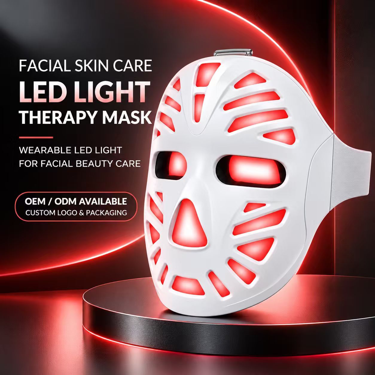 LED Light Therapy Facial Mask Manufacturer | AIMEKO Wearable LED Skincare Mask