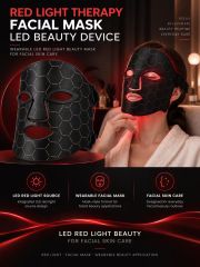 Red Light Therapy Facial Mask Manufacturer | AIMEKO Black LED Beauty Mask